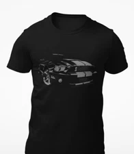 Black Ford Mustang Shelby GT500 S197 Short-Sleeve Unisex T-Shirt
