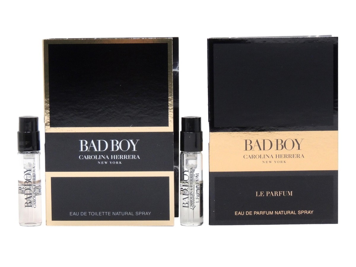 CAROLINA HERRERA BAD BOY EDT LE PARFUM 1.5ml .05fl oz COLOGNE