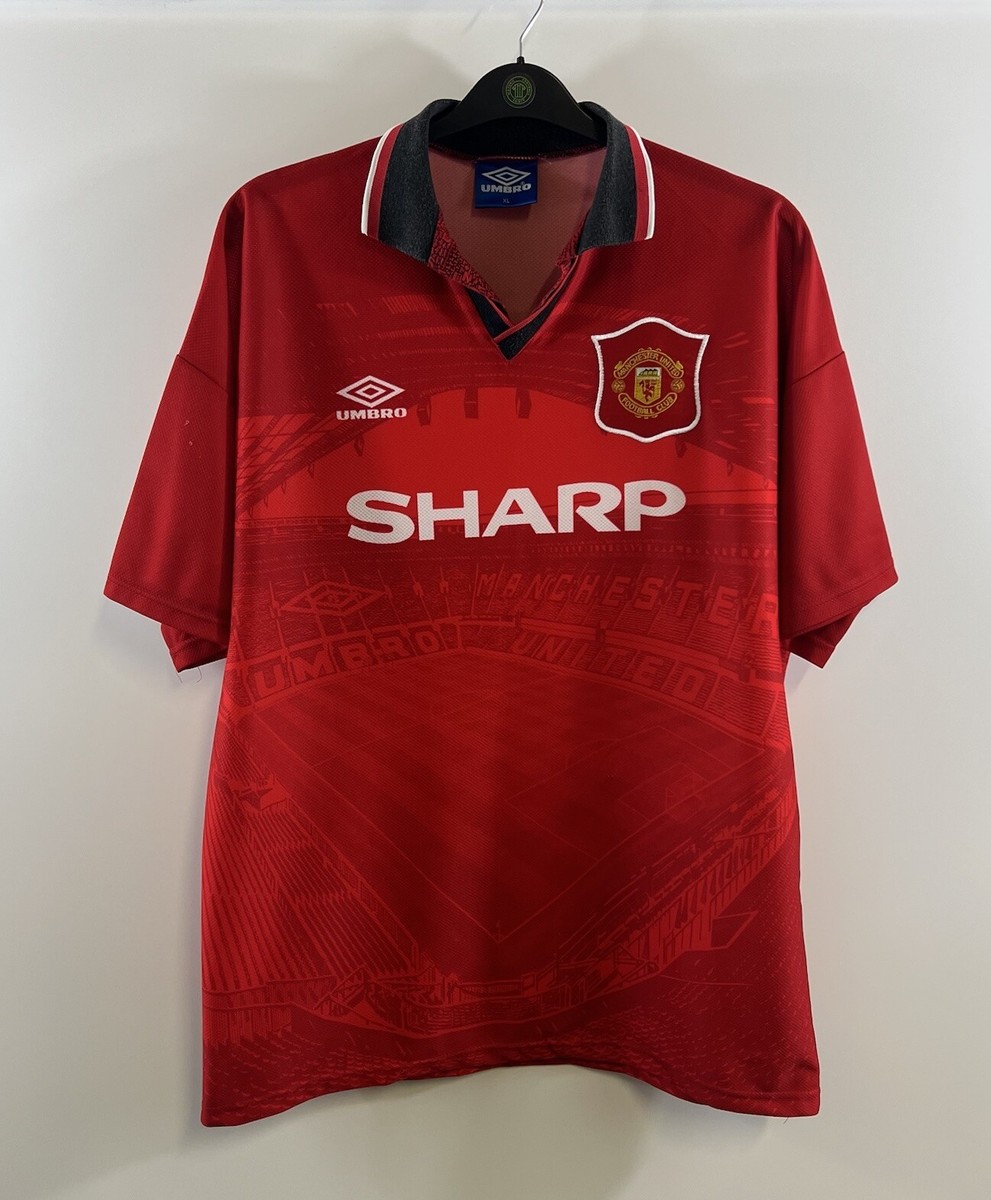 Manchester United Home Football Shirt 1994/96 Adults XL Umbro F106