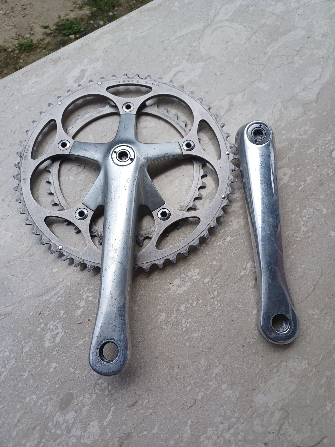 Shimano Dura Ace 7700 Guarnitura 53/39 170mm Colnago Bianchi Cinelli