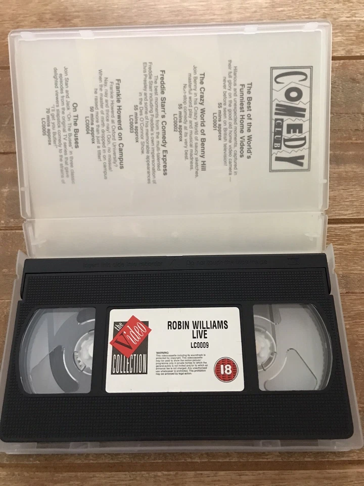 Robin Williams Live VHS Video Comedy Club Stand Up - Image 4 of 4