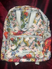 Canvas Vera Bradley Floral Backpack New without tags  DS43