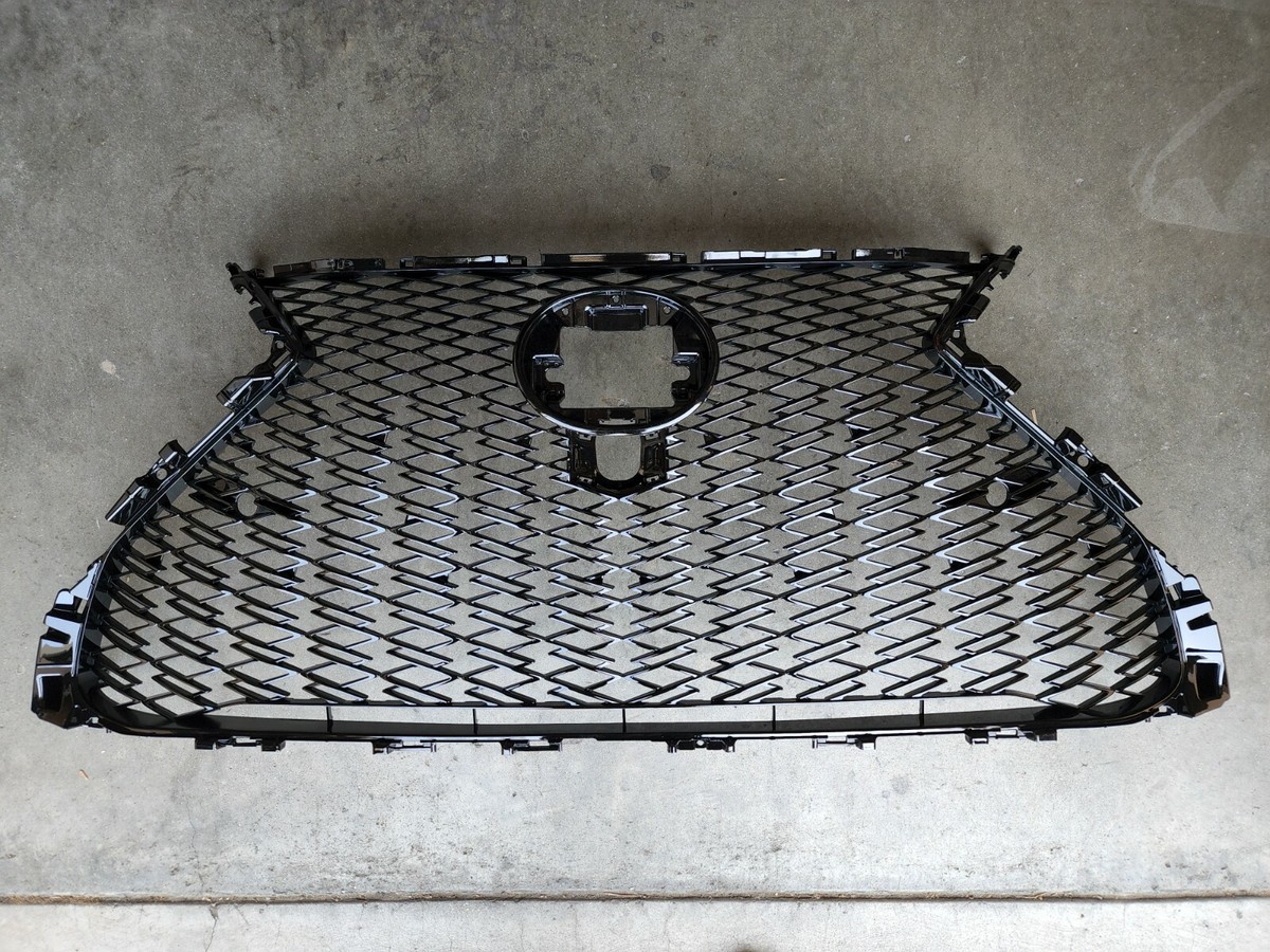 Front Center Bumper Grille For 2010-2012 Lexus ES350 – Textured Black Plastic