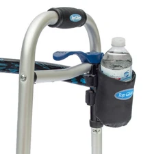 Top Glides Soft Insulated Nylon Walker Bottle/Can Holder