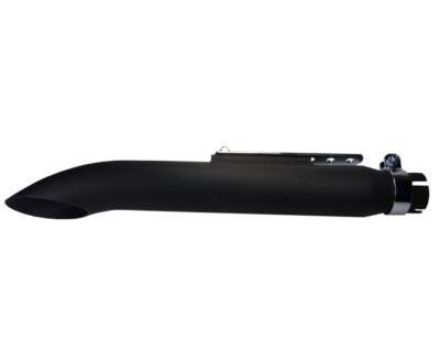 Motorrad Schalldämpfer Endtopf schwarz Classic Style Cafe Racer Bobber Chopper