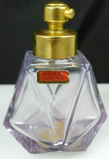 Glass Perfume Bottle Light Purple Holm Spray Made In USA Austria Gold Vintage