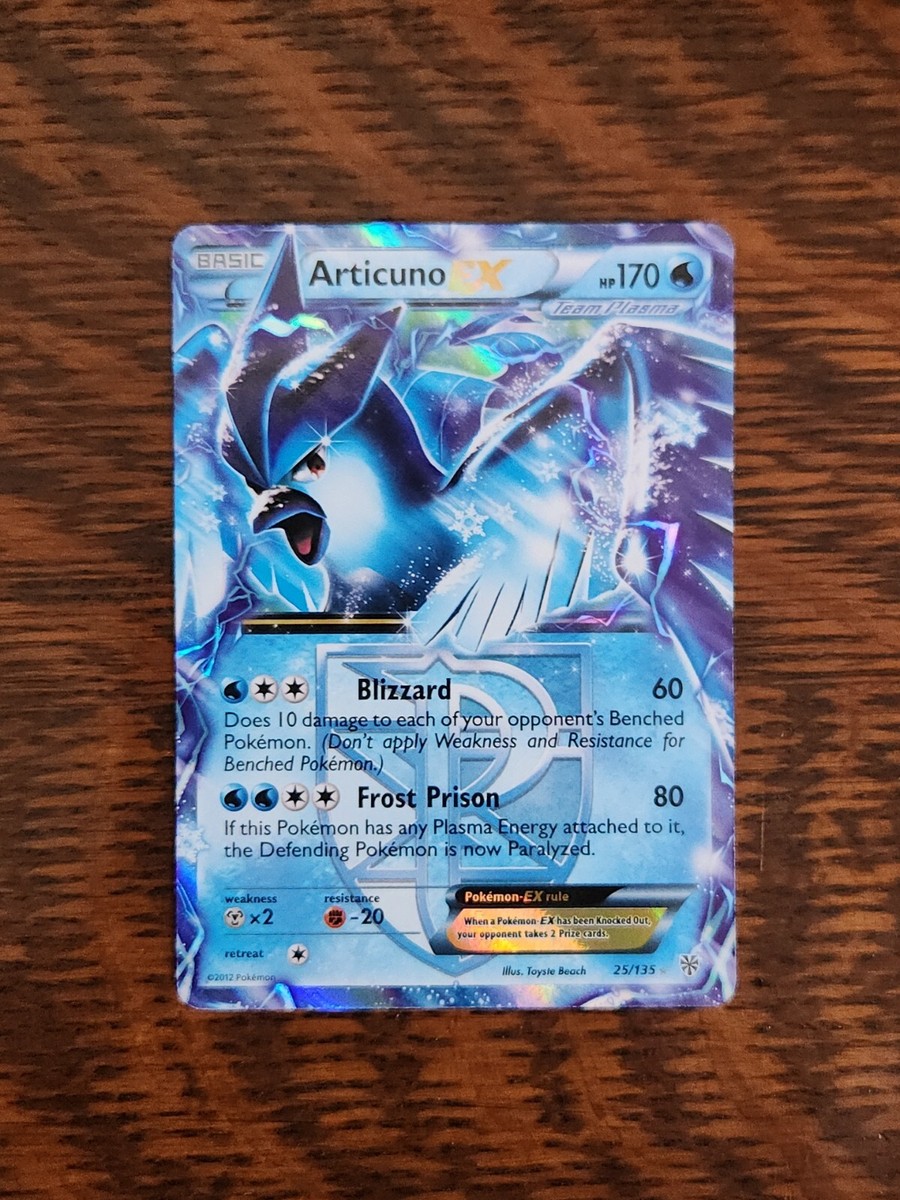 【良品】ヒンバスAR ×25枚 Pokémon Articuno EX - Black & White Plasma Storm 25/135