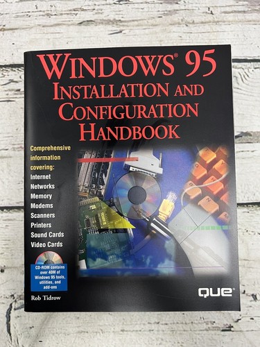 Windows 95 Power Pack VTG 90's QUE Computer Software Book Set (3) Guide Manuals - Picture 2 of 21