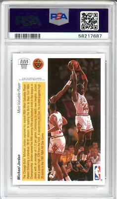 1991 Upper Deck Award Winner Hologram #AW4 Michael Jordan
