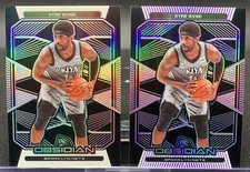 2019-20 Obsidian KYRIE IRVING Purple /75 + White Base - 2 Card - BIN STEAL