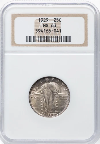 1929 Standing Liberty Quarter NGC MS-63