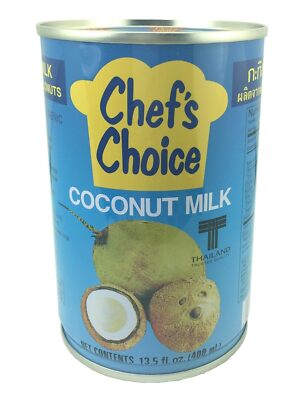 Chefs Choice Coconut Milk 400 mL - Free U.S. Shipping Product of Thailand