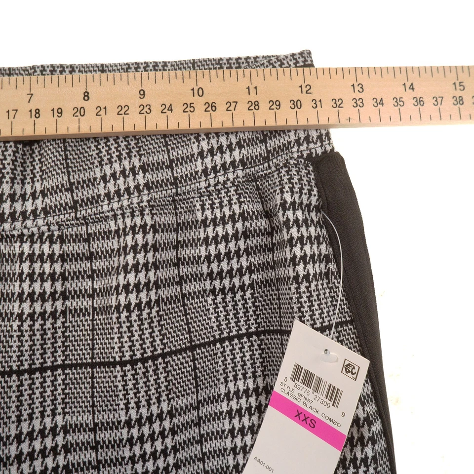 Leggings American Rag a Cuadros para Mujer XXS 2XS Negro Blanco Pull On $54.50 Foto 2 de 4