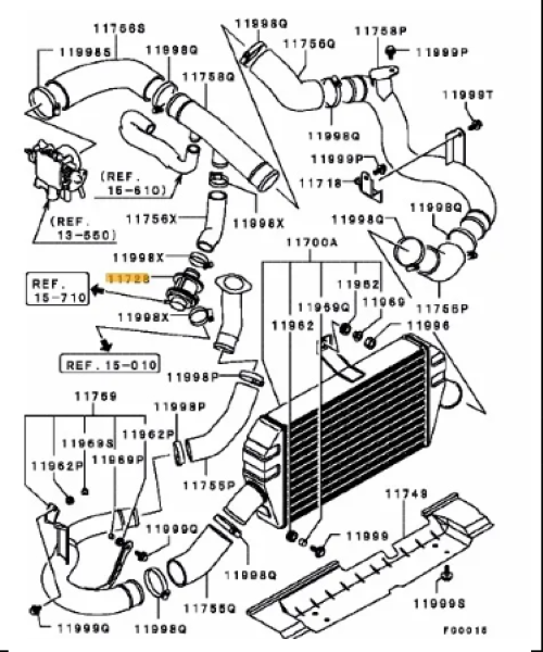 Mitsubishi LANCER EVO 8 9 Blow off Valve 1545A001 × 1 Genuine JDM