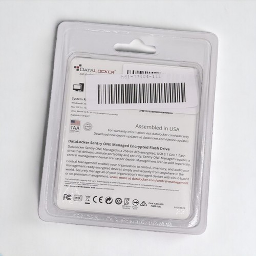 DataLocker Sentry ONE 64 GB USB 3.1 verschlüsseltes Managed Flash-Laufwerk - Bild 2 von 2