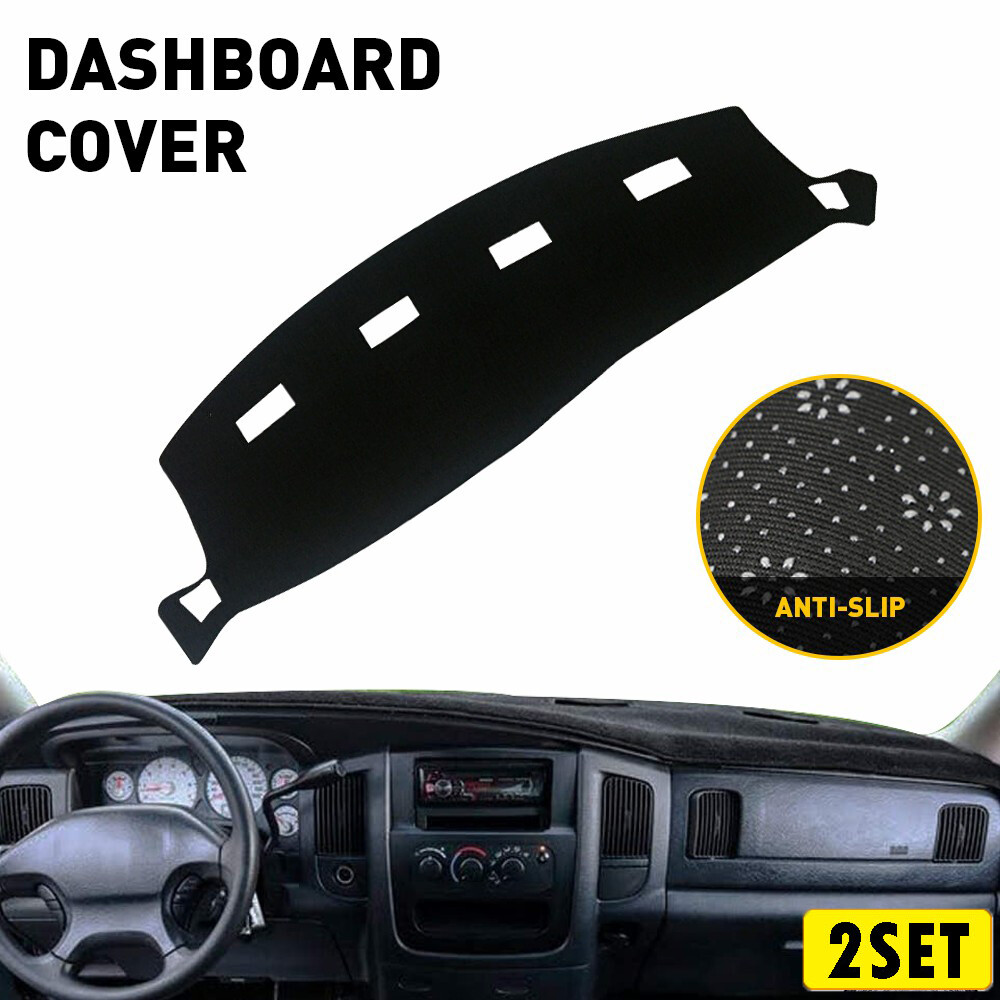 2Set For Dodge Ram 2500 1500 2002 3500 2008 Dash Mat Cover Dashmat