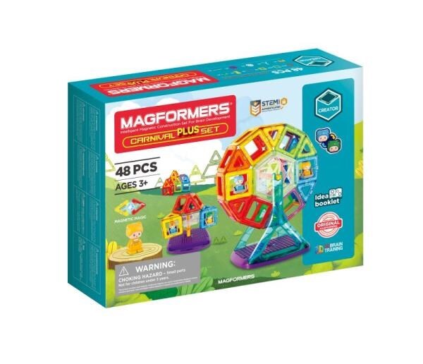 730658030165 Набор ФОРМОЧЕК Karneval Plus mit 48 Stck 703016 MAGFORMERS 24290₽