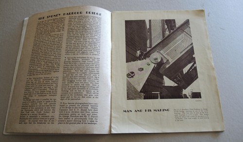 THE SECOND BRIDGE BOOK PHOTOGRAPHS BY CAZNEAUX ET AL ART IN AUSTRALIA 1931 #5 - Picture 3 of 8