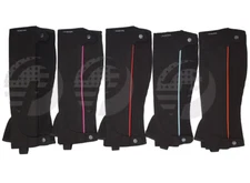 Half Chaps Horse Riding Adult  Equestrian Washable Chaps Black Amara 