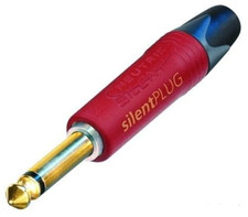 Neutrik NP2X-AU-SILENT 2 Pole 1/4" Phone Plug w/Gold Contacts and Silent Switch