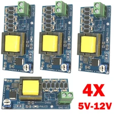 4pcs High Voltage DC-DC Boost Converter 5V-12V Step Up To 300-1200V Power Module