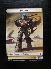 Soldier x1 Token Time Spiral Remastered MTG Magic @821*
