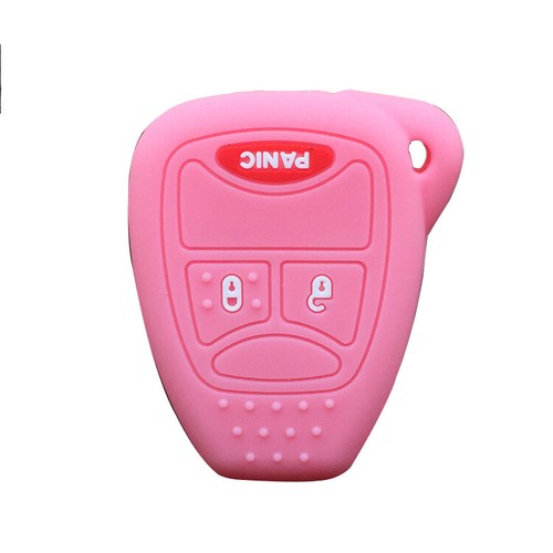 Fit Chrysler Dodge Jeep 3 Button Remote Smart Key Fob Silicone Skin Case Cover - Picture 17 of 31