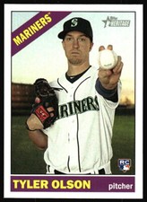2015 Topps Heritage Tyler Olson  Rookie  #613 Seattle Mariners