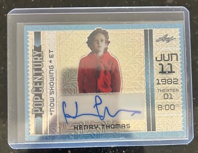 HENRY THOMAS 3/4 Leaf Metal Pop Century E.T. the Extra-Terrestrial