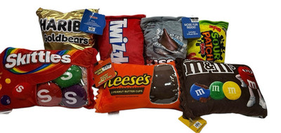Iscream Twizzlers Plush: Stuffed Toy, Food-Themed with Mini Plush inside- New!!