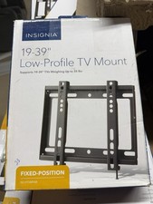 Insignia 19"-39" Low Profile TV Wall Mount Fixed Position NS-HTVMFAB NIB