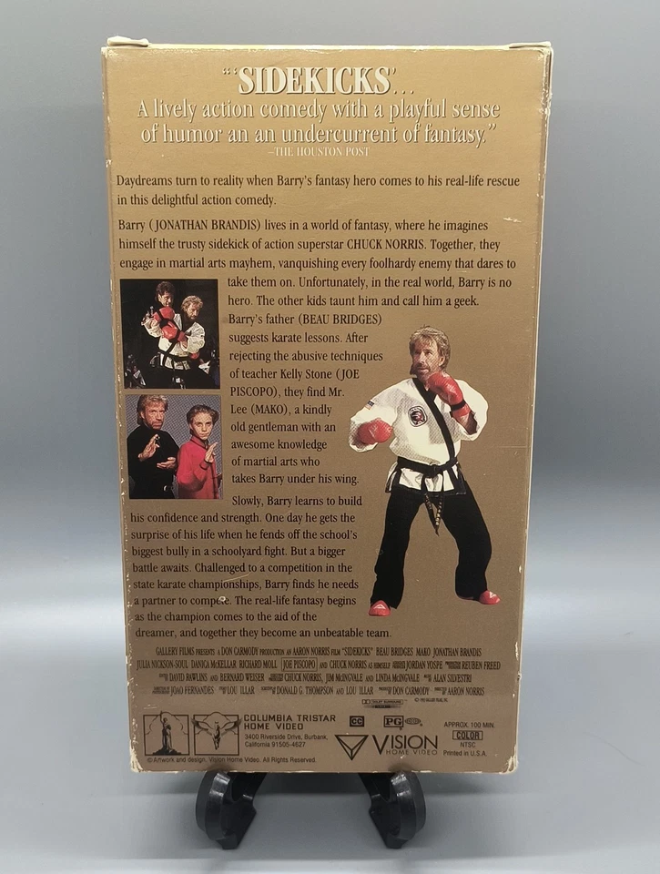 Sidekicks VHS 1993 Columbia TriStar 90s Chuck Norris Promotional Copy - Image 4 of 4