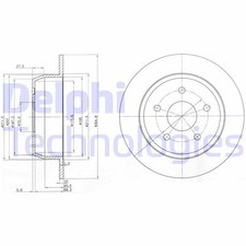 2x DELPHI Disque de frein Arrière pour JEEP GRAND CHEROKEE II (WJ, WG) 305mm