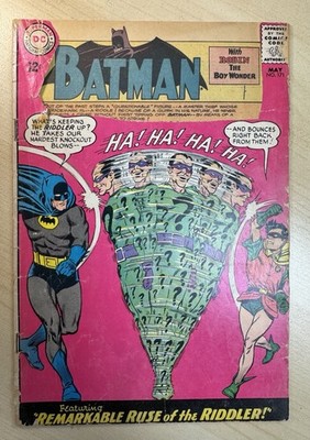 Batman #171 DC Comics 1965 - 1st Silver Age Riddler Appearance