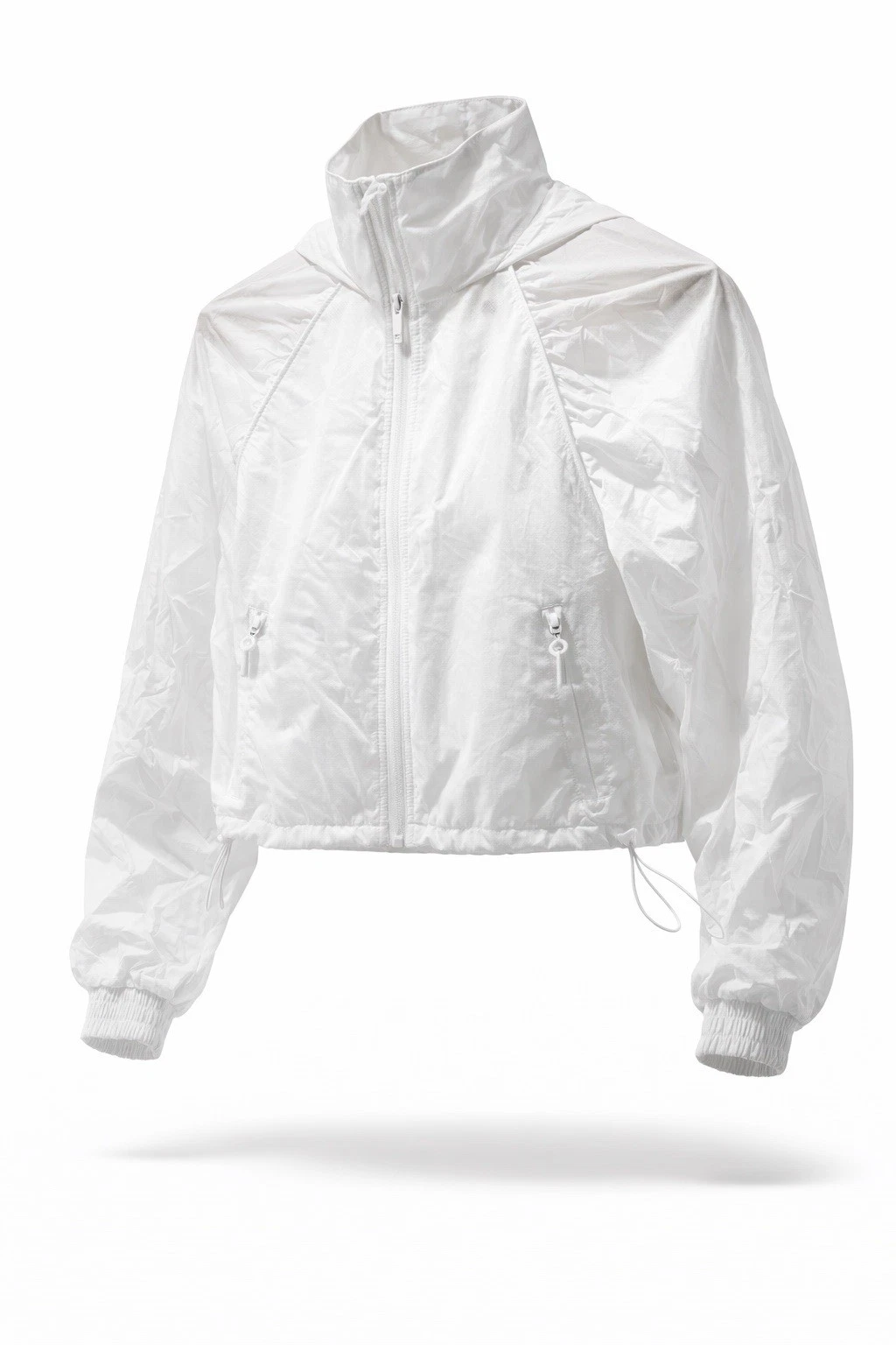 Future Collective White Lightweight Windbreaker Jacket Women’s L