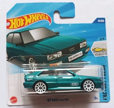 Hot Wheels 1:64 ©2025 #16 Audi Quattro '87 grün "Factory Fresh" HYW72 Neu OVP - Bild 1 von 4