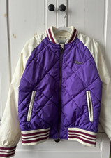 Vingino * Jacke Winterjacke Mädchen Gr. 146/152 Bomberjacke Lila mit Rückenmotiv