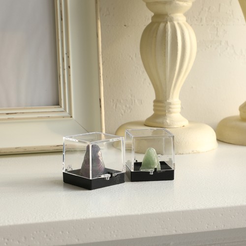 2 Stück Acryl Boxen Mineralien Vitrine Präparat klein Reisekoffer Etuis - Bild 7 von 11