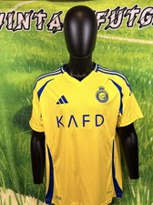 CRISTIANO RONALDO #7 Al Nassr Home Yellow Fans Jersey 2024/25 Size XXL
