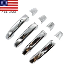 For 2020-2022 Chevy Silverado 2500HD 3500HD Chrome Door Handle Cover Cap
