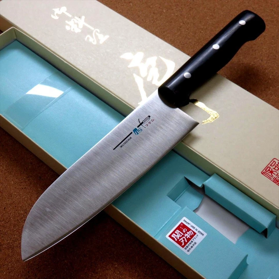 Cuchillo TS Madam Santoku 170 mm mango redondo cromo molibdeno acero AUS8 - Imagen 2 de 4