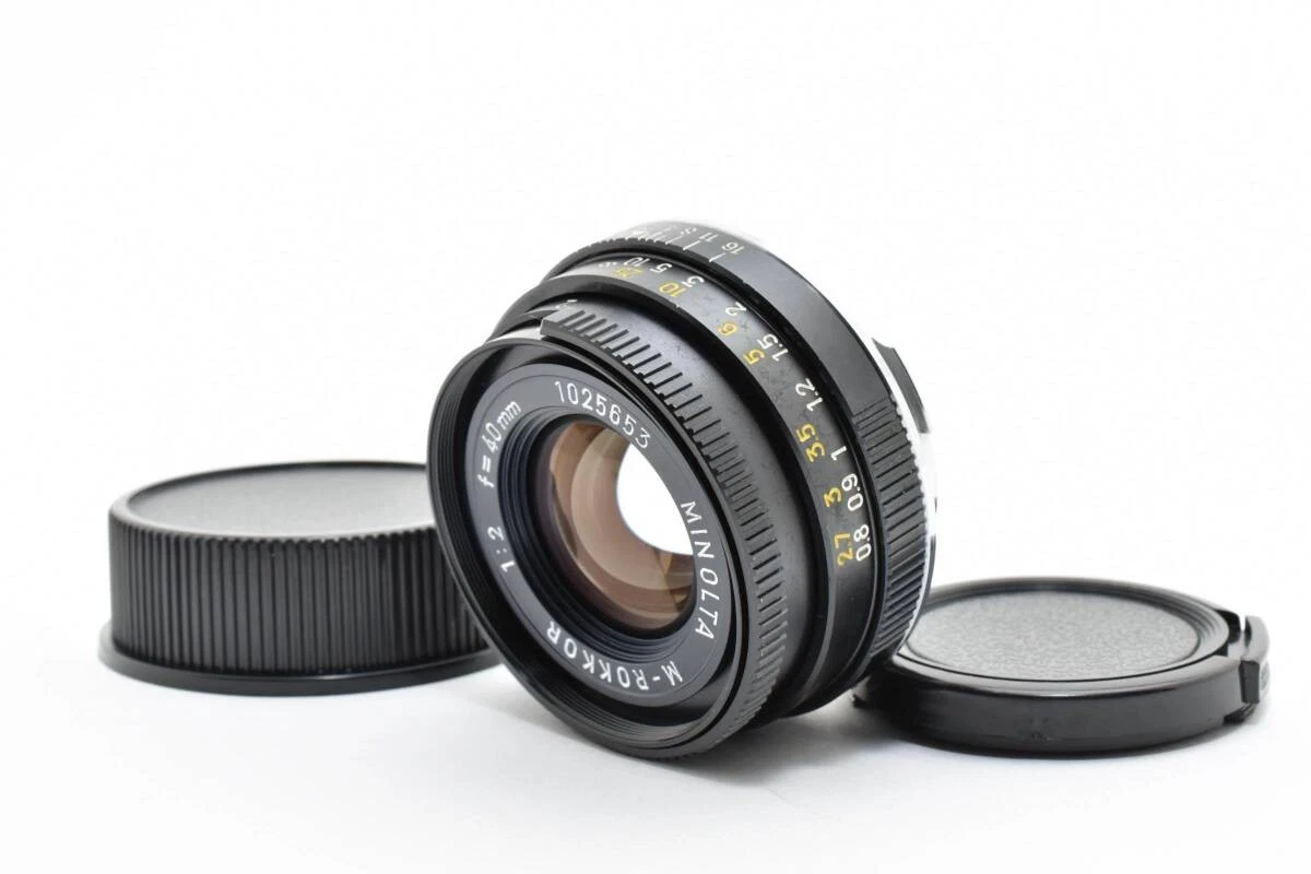 Minolta M Rokkor 40mm F2 for sale - eBay