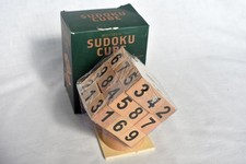 Sudoku Würfel Holz Zahlenpuzzle mit Ständer  Stativ Philos  Muster Angebot