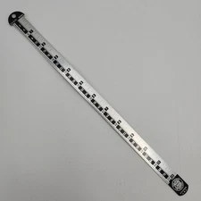 Vintage H.B. Rouse & Co. Timesavers for Printers 6 And 12 Pt. Aluminum Ruler