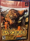Cabela's Dangerous Hunts *disc, Manual & Art ONLY* (PlayStation 2, 2003) NO Case