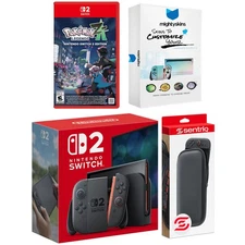 Nintendo Switch 2 with Pokemon Legends ZA and MightySkins Code Bundle