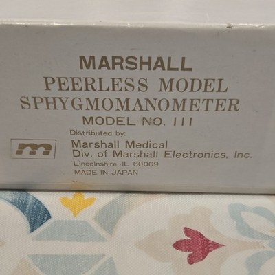 #ad Marshall Peerless Model Sphygmomanometer Model No. 111 $53.98