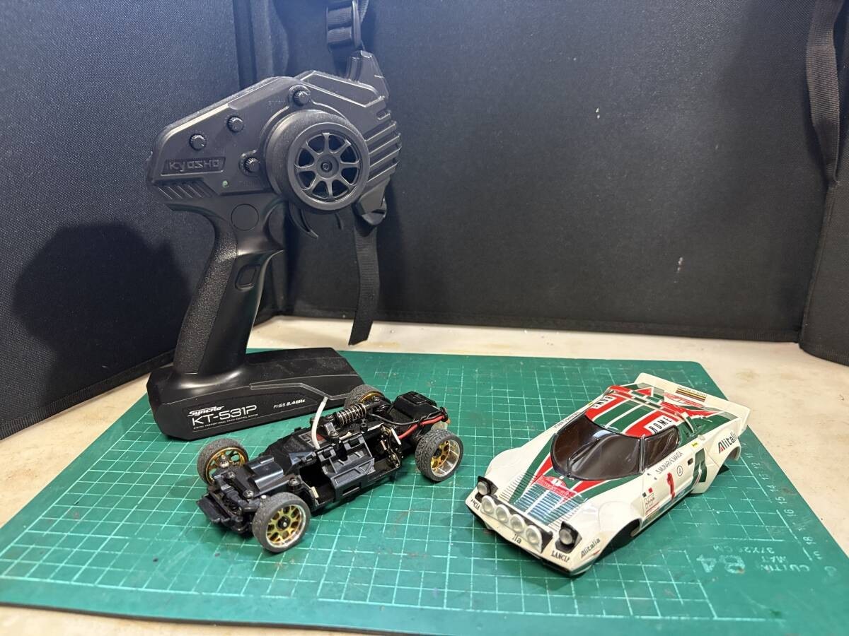 京商ミニッツ LANCIA STRATOS Monte Carlo 1977 KYOSHO Mini-z Body LANCIA STRATOS '77 Monte Carlo No.1