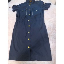 ⭐️Tory Burch Navy Dress with Gold Buttons