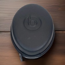 Beats Monster by Dr. Dre Headphone Carrying Case Hard Black Full Zip Around
